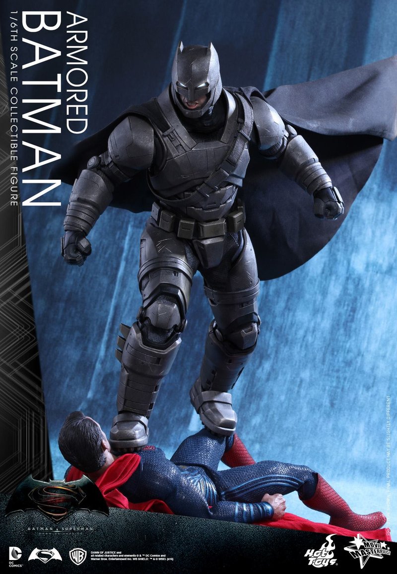 Illustration for article titled Hot Toys' Next Batman v Superman Collectable Is Armored and Awesome